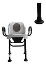 Silla De Baño Con Comodo Inodoro Cuadrado Con Tapa Sc-515
