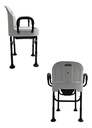 Silla De Baño Con Comodo Inodoro Cuadrado Con Tapa Sc-515
