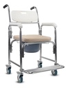 Silla Para Baño Discapacitados 3 En 1 Ducha Comodo Wc Ruedas Hilphy Medical Hil098-1