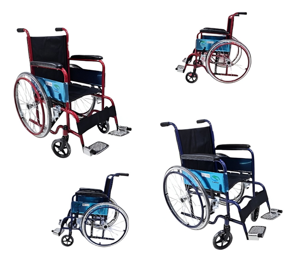 Silla De Ruedas Plegable Infantil 14 Kids Color Azul