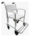 Silla De Baño Super Confort Sc-420 Con Ruedas Y Tapa 3 En 1
