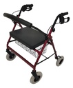 Andadera Rollator Bariátrica Sobrepeso Super Confort 873