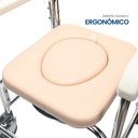Silla Comodo 3 En 1 Ducha, Baño, Silla De Ruedas, Plegable