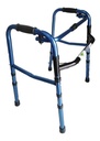 Andadera Ortopédica Niño Aluminio Plegable Altura Ajustable