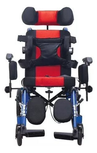 Silla De Ruedas Pca 19 Pulgadas Color Roja