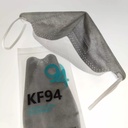Cubrebocas Kf94 Mascarillas 3d Colores 10pzs Filtración 94%