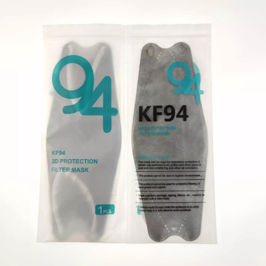 Cubrebocas Kf94 Mascarillas 3d Colores 10pzs Filtración 94%