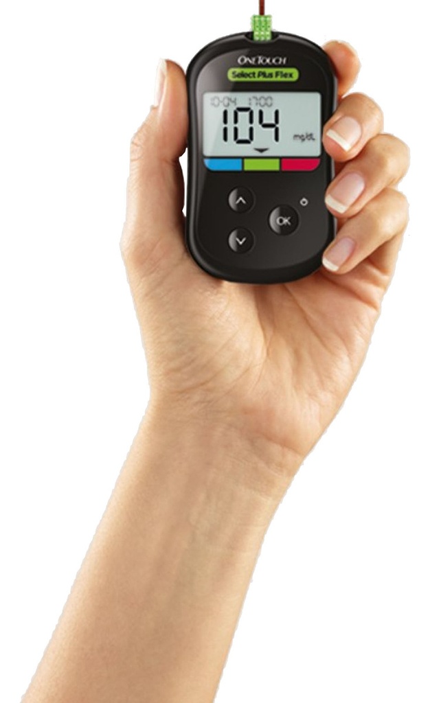 Glucómetro Onetouch Select Plus Flex Negro