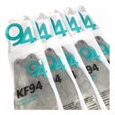 Cubrebocas Kf94 Mascarillas 3d Colores 10pzs Filtración 94%