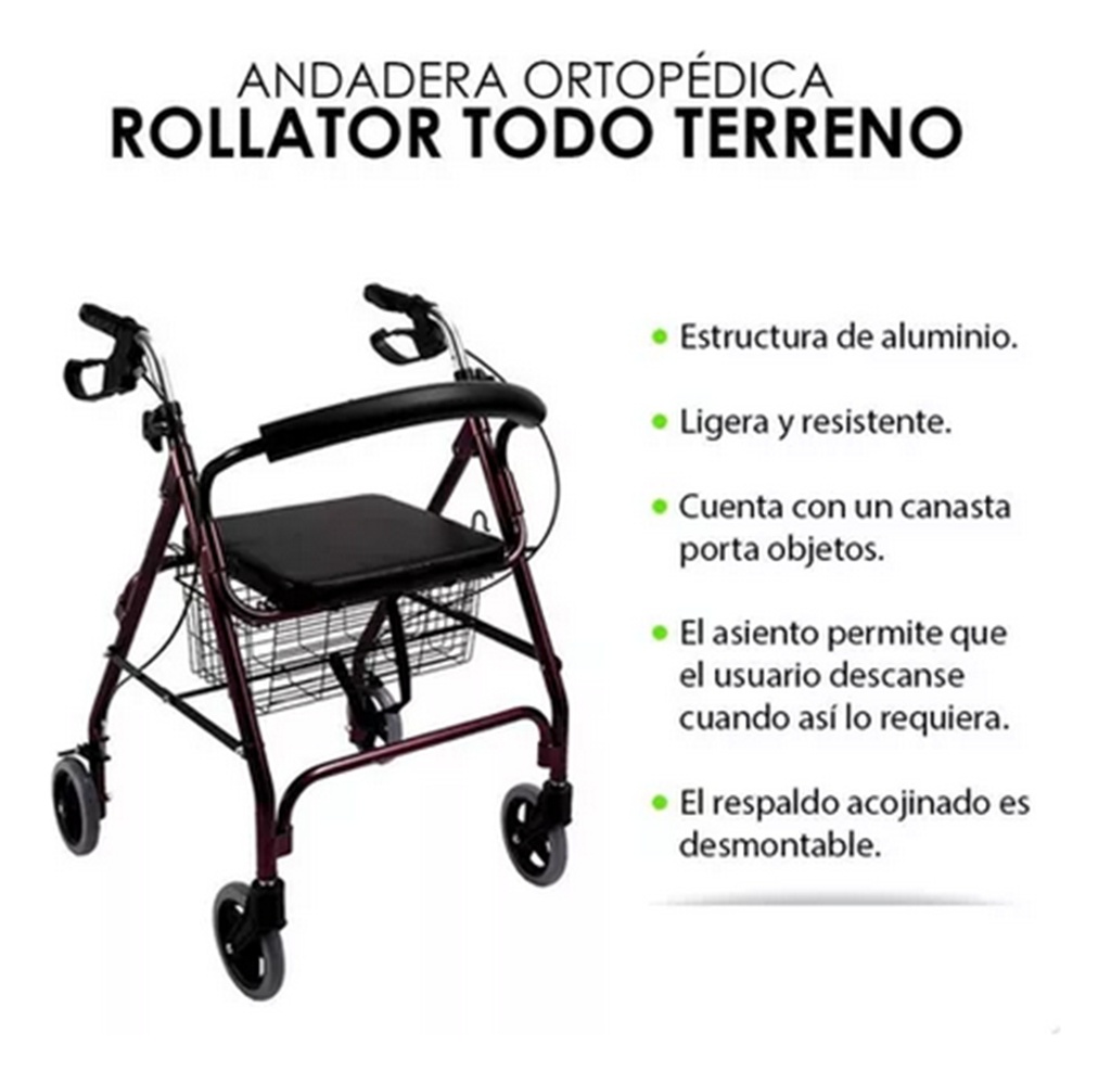 Andadera Para Adulto Con Canastilla Sc-888