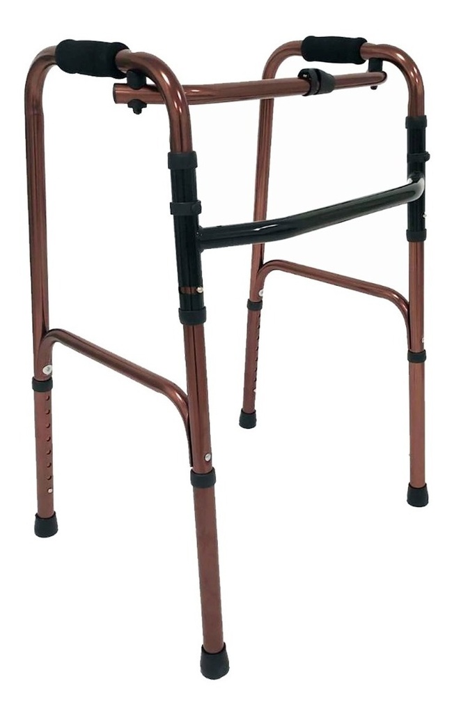 Andadera Para Adulto De Aluminio  Color Bronce Sc-916
