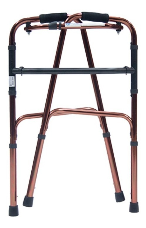 Andadera Para Adulto De Aluminio  Color Bronce Sc-916