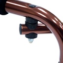 Andadera Para Adulto De Aluminio  Color Bronce Sc-916