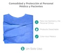 Bata Cirujano Puño Cardigan Unitalla Paq 10 Piezas