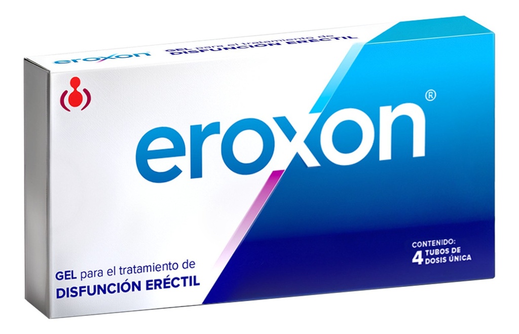 3 Cajas Eroxon Gel C/4 Tubos Tratamiento Disfunción Eréctil