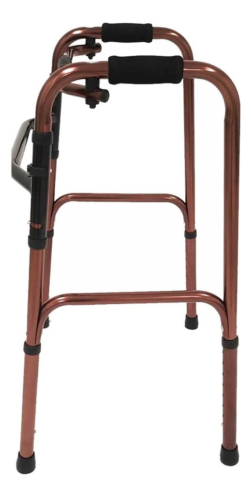 Andadera Para Adulto De Aluminio  Color Bronce