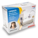 Omron Nebulizador De Compresor Caja Con Kit Color Blanco