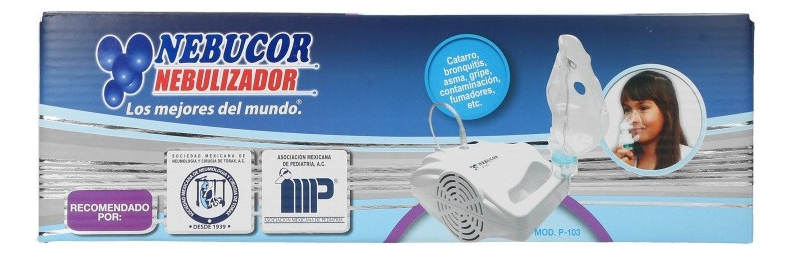 Nebulizador De Compresor Nebucor P-103 Blanco