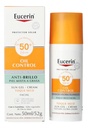 Eucerin Protector Solar Facial Toque Seco Oil Control Fps50+ 50ml Efecto Mate
