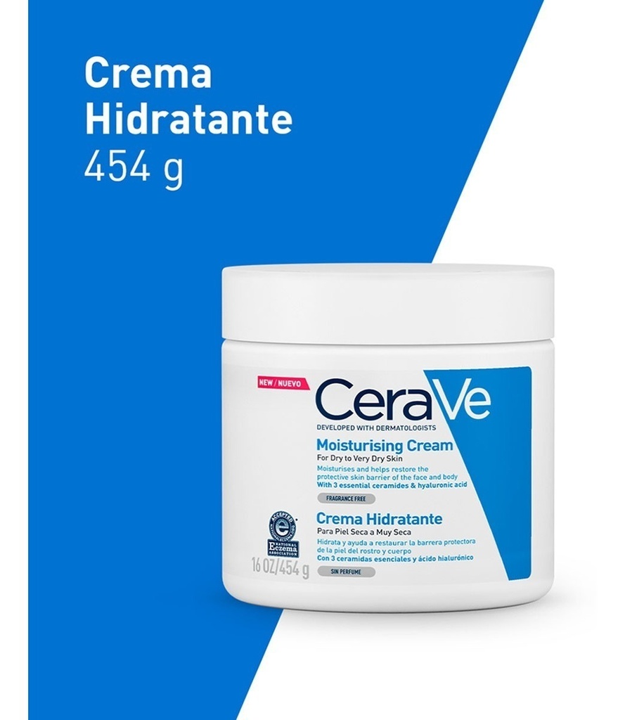 Crema Hidratate Cerave Para Piel Seca A Muy Seca 454g