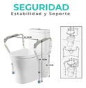 Chasis De Seguridad Para Baño - Brazos Ayuda Wc