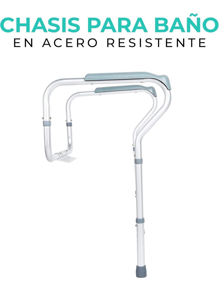 Chasis De Seguridad Para Baño - Brazos Ayuda Wc