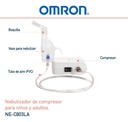 Nebulizador De Compresor Omron Elite Blanco