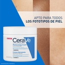 Cerave Crema Hidratante Piel Seca A Muy Seca | Piel Hidratada Hasta Por 48 Horas | Con 3 Ceramidas Esenciales | Contiene Ácido Hialurónico | Desarrollada Con Dermatólogos | 454ml | 16oz