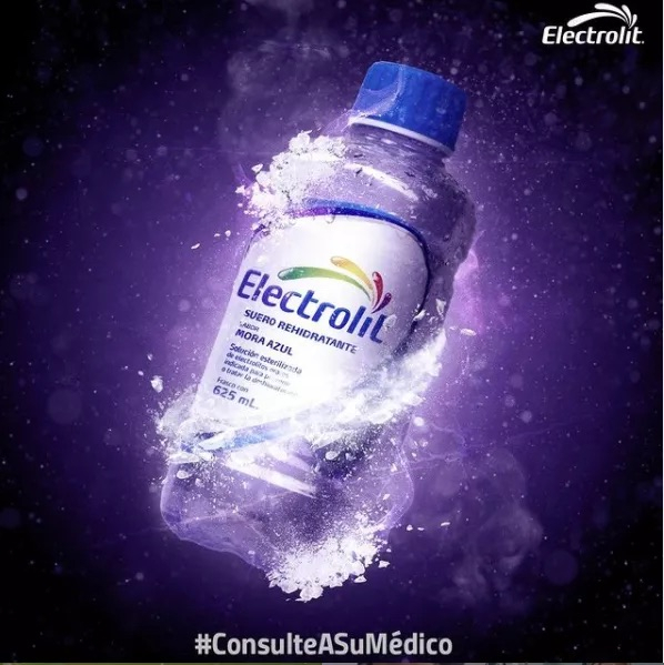 Suero Rehidratante Mora Azul 625ml Electrolit