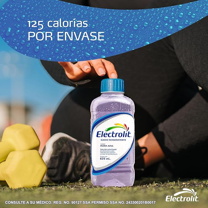 Suero Rehidratante Mora Azul 625ml Electrolit