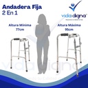 Andadera De Aluminio De Lujo 2 Funciones - Ortopédica Adulto