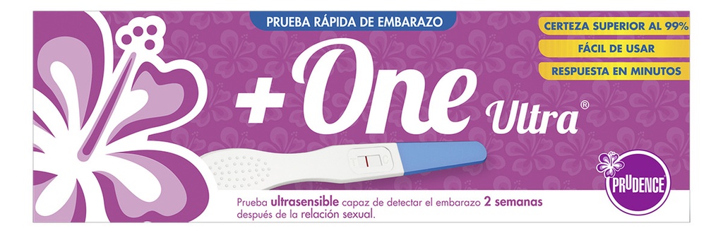 Prueba De Embarazo Prudence One Ultra Test Rápido De Un Uso