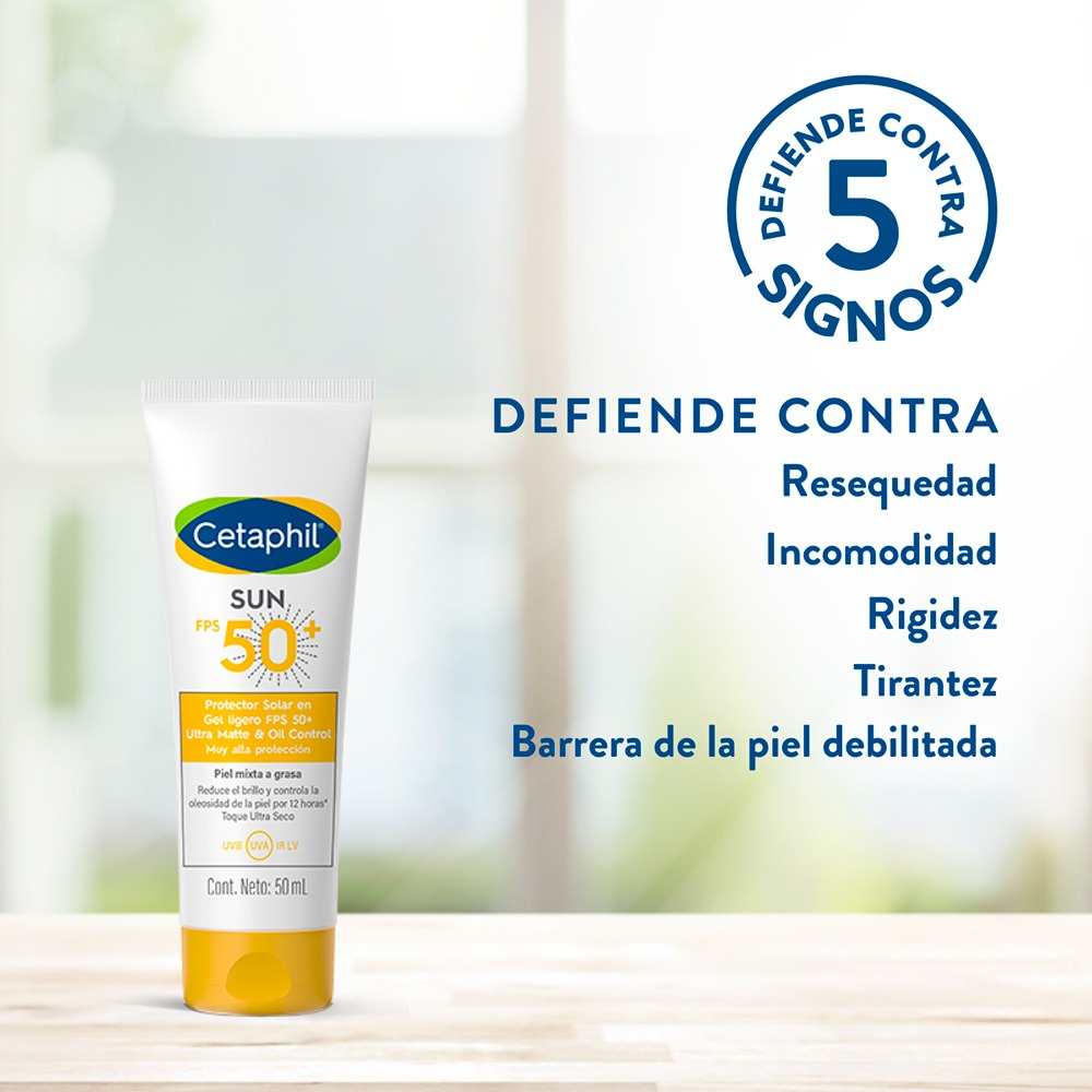Protector Solar Oil Control Con Fps 50 Cetaphil Sun 50 Ml