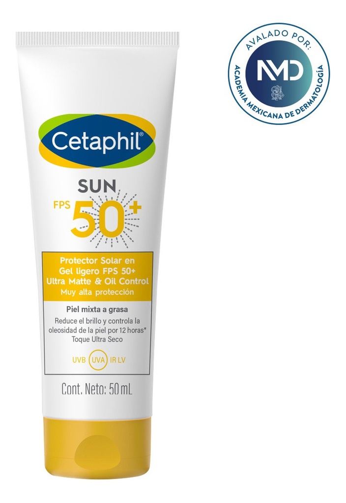 Protector Solar Oil Control Con Fps 50 Cetaphil Sun 50 Ml