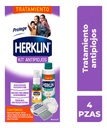 Kit Herklin Antipiojos: Shampoo, Repelente, Peine Y Gorro