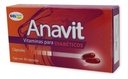 Anavit Vitamina Para Diabeticos Caja Con 30 Capsulas Sabor Sin Sabor