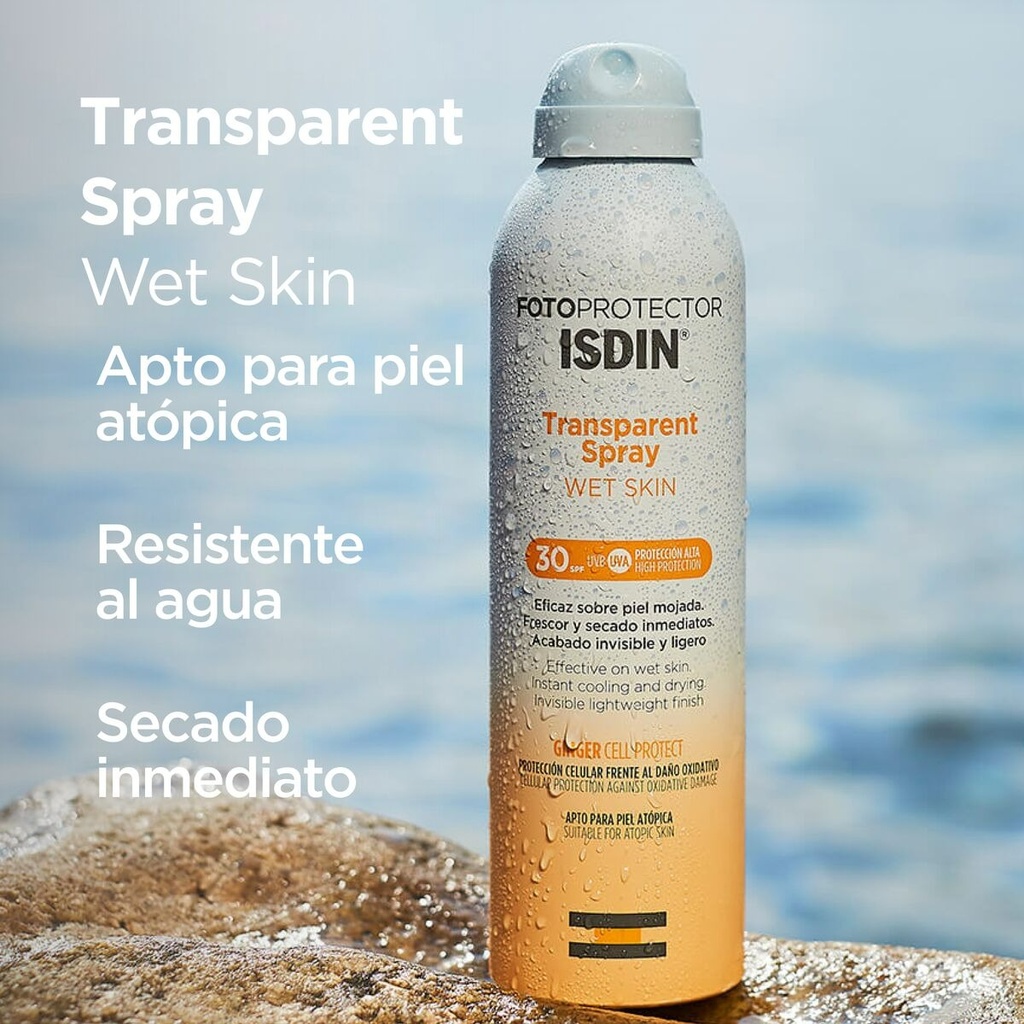 Isdin Fotoprotector Transparent  Wet Skin Spf 50+ 250ml