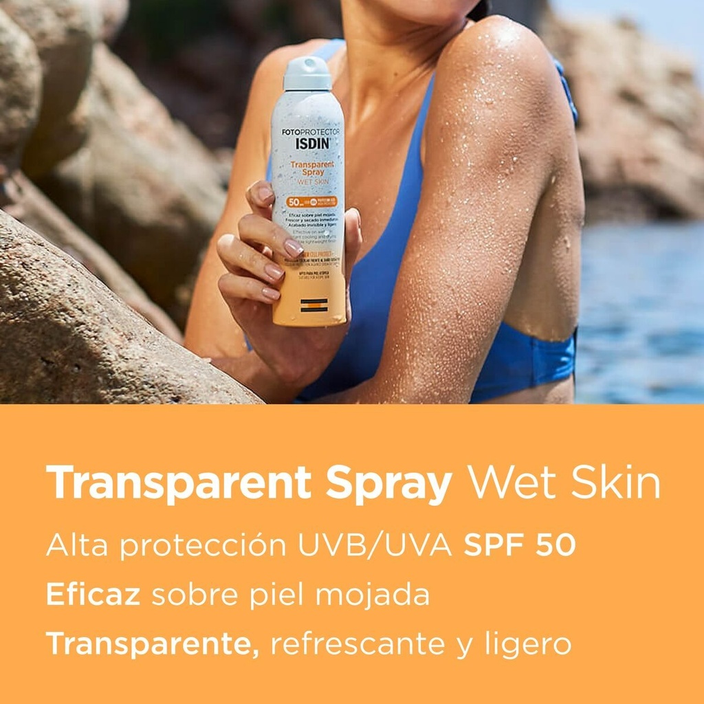 Isdin Fotoprotector Transparent  Wet Skin Spf 50+ 250ml