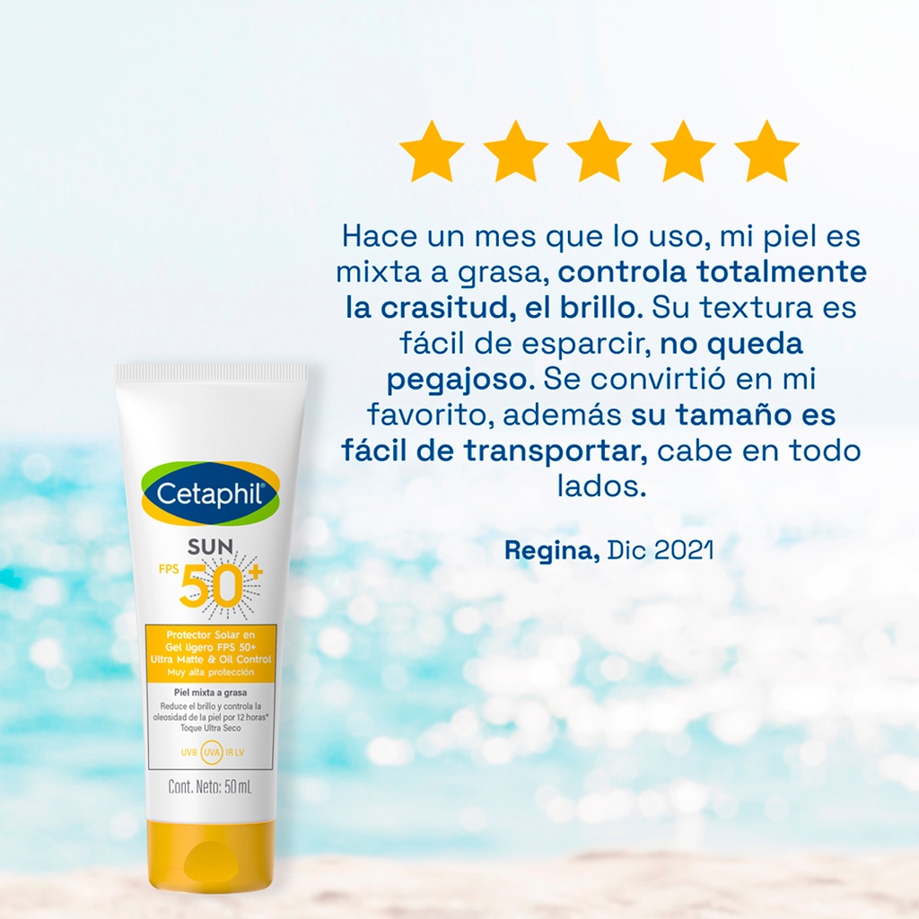 Galderma Cetaphil Sun Fps 50+ Protector Solar Gel Ligero