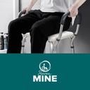 Banco Para Baño Con Brazos Desmontables - Confort- Seguridad