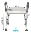 Banco Para Baño Con Brazos Desmontables - Confort- Seguridad