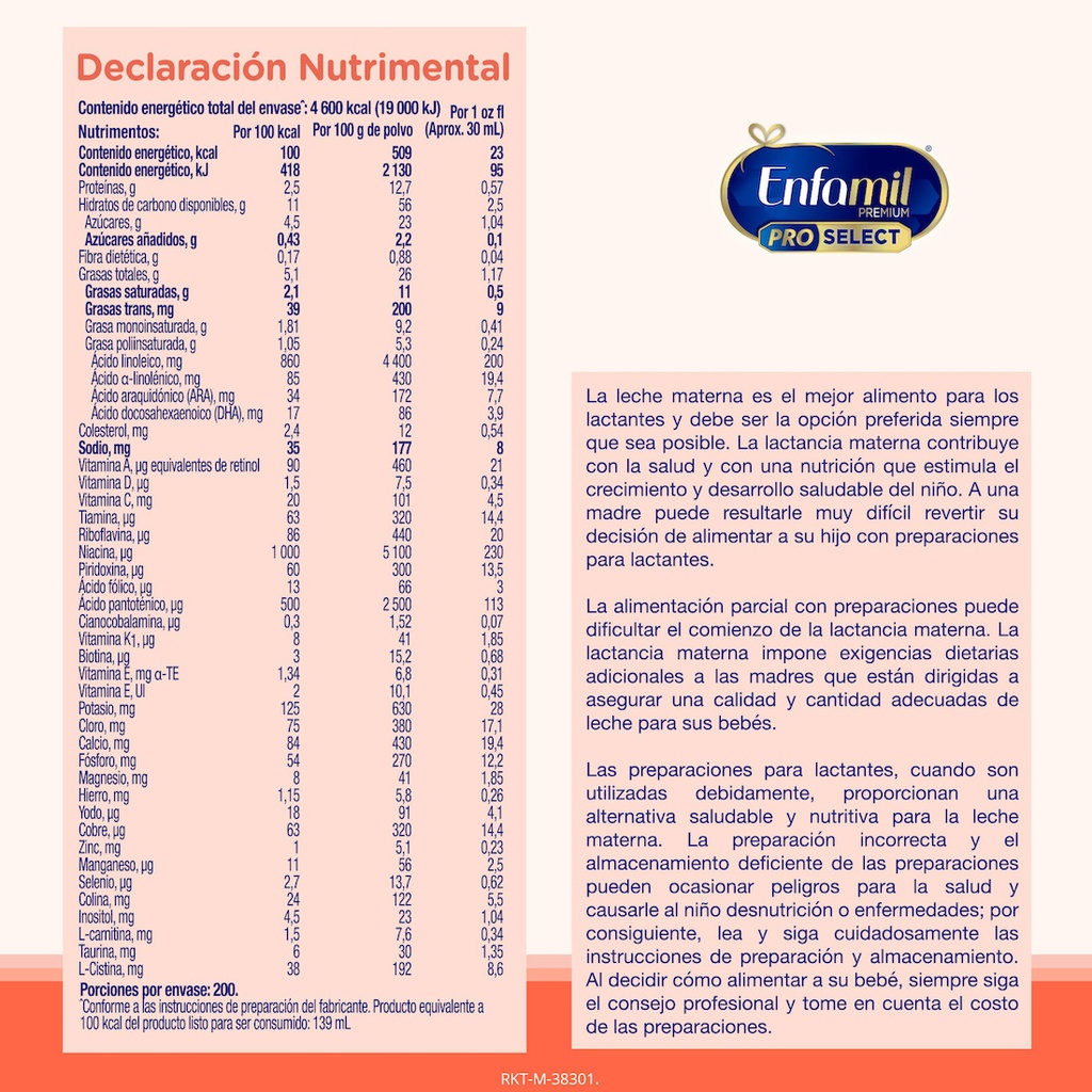 Fórmula Infantil Especializada Enfamil Pro Select Ar 900 G
