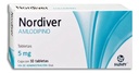 Nordiver Amlodipino 5mg C/10 Tabletas Maver