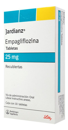 Jardianz Tabletas 25 Mg, 10 Tabletas