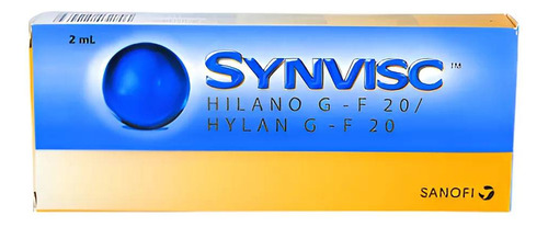 Synvisc Solución Inyectable 8 Mg, 1 Jeringa Prellenada 2 Ml