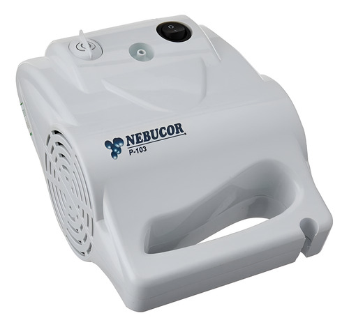 Nebulizador Nebucor P-103 Compresor Blanco Silencioso