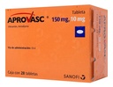 Aprovasc Tabletas 150 Mg/10 Mg, 28 Tabletas