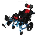 Silla De Ruedas Pci Paralisis Cerebral Infantil Color Negro
