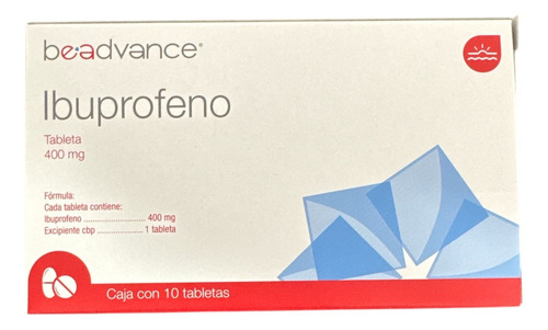 Ibuprofeno 400mg 10 Tabletas