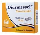 Diurmessel Tabletas 40 Mg, 20 Tabletas